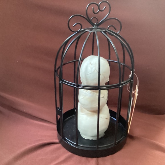 Spooky Village Halloween Lighted Cage Decor New  9” - Picture 9 of 10